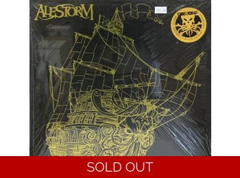 Alestorm – Sunset On The Golden Age - Limited Edition RSD2021 2 x Black & Gold Splatter Vinyl In Gatefold Sleeve c/w Print